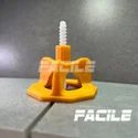 FACILE Tile Leveling System Spiral Kit Tile Leveler Needle Thickness 1.5mm/ 3mm   Tile Tools