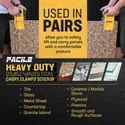 FACILE-Double Handed Granite Lifting Tools Cap. 200Kg Carrying Stone, Tile, Quartz MM2MM Products